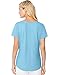 Hanes Women`s Short-Sleeve Shirred Scoop-Neck Tee