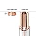 Facial Hair Remover Replacement Heads (Rose Gold) for Your Electric or Battery Flawless Good Finishing and Well Touch for Lip, Chin, Cheeks and Sideburns As Seen On TV 18K Gold-Plated Blades 4 Count