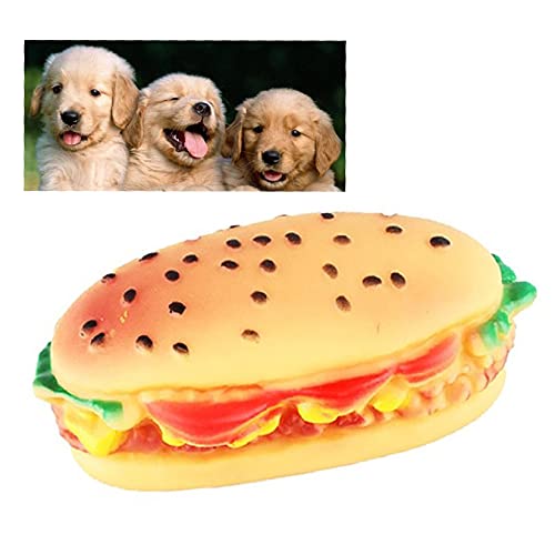 HK Online DOG Chew Toy - PET Teething, Super Tasty HOTDOG CHEW, Build Strong Teeth & Gums, Dental Training Toy (2 x HOTDOG)