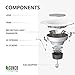 Sunco Lighting 6 Pack 5/6 Inch LED Recessed Downlight, Baffle Trim, Dimmable, 13W=75W, 830 LM, 5000K Daylight, Damp Rated, Simple Retrofit Installation - UL + Energy Star