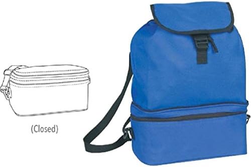 Cooler W/Foldable Backpack Picnic Drink Water Lunch Bag Bags Box 11 X 15-1/2"