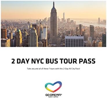 2 Days New York Bus Tour Pass Experience Gift Card NYC - GO DREAM - Sent in a Gift Package
