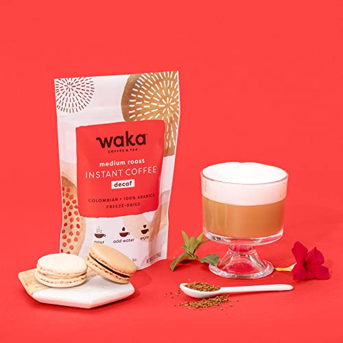 Waka Quality Instant Coffee — Decaffeinated Medium Roast — Arabica