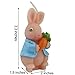 TinaWood Cute Bunny Birthday Candle, Smokeless Cake Candles Home-Made Cake Topper, Great Decoration for Home Party, Easter, Children’s Day