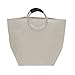 Household Essentials Laundry Tote with Handles, Poly-Cotton Linen with PEVA Lining, Durable, Easy to Carry, Perfect as a Laundry Hamper or Tote