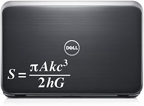 Black Hole Entropy (Bekenstein- Hawking) Physics equation decal by Buttered Kat (White)