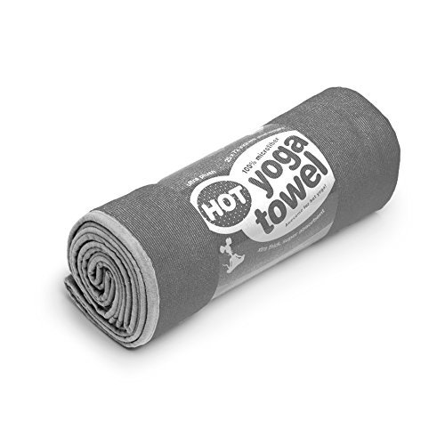 Cush Yoga Towel - 100% Microfiber Yoga Mat Towels - Without Silicone Backing - Absorbent - 600 gsm - Ultra-Thick for Bikram and Hot Yoga - Multiple Sizes and Colors - 26" x 72"