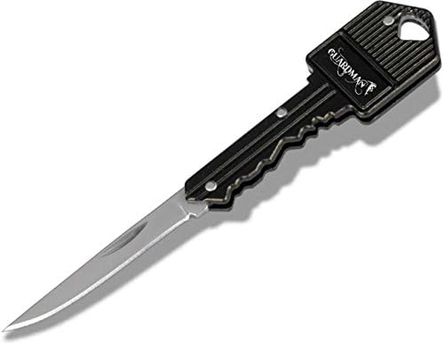 Guardman Black Key Knife Keychain Self Defense, Stocking Stuffers for Men Christmas Gifts for Him