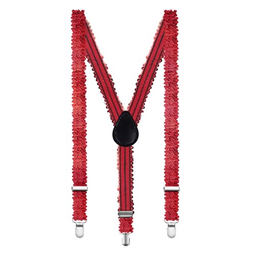 Red Sequin Suspenders