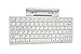 Cooper Cases(TM) K2000 Sony Xperia Z4 Tablet LTE / WiFi Bluetooth Keyboard Dock in White (US English QWERTY Keyboard, Built-in Viewing Stand, Android / iOS / Windows compatible)
