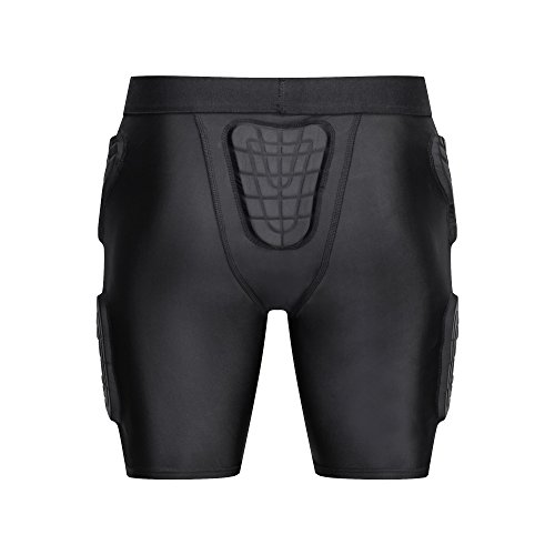 TUOY Youth Boys Padded Compression Shorts Protective Sports Workout