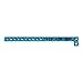 100 WristCo Holographic Blue VIP Plastic Wristbands - Wristbands for Events