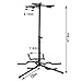 Noeler Tripod Guitar Stand- Tripod Adjustable Multiple Guitar Stand for Acoustic Guitar, Classic Guitar, Electric Guitar (Tripod Guitar Stand)