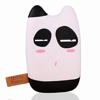 Bank Night Owl Bank Night Owl DinTo 12000mah Adorable Cartoon Night Owl Power Bank Universal Backup Battery Expression Pattern