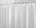 mDesign Plastic Transparent Waterproof, PEVA Shower Curtain Liner - No Odor, Inner Shower Curtain Liner for Bathroom, Shower, and Tub - 3 Gauge, 72