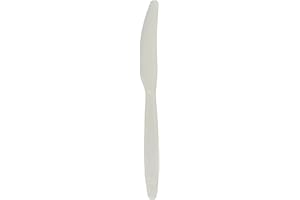 Karat Earth KE-U2021 Bio Based Heavy Weight Knife - Natural (Case of 1000)