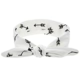 DZT1968® Baby Girl Rabbit Ear Turban Headband Hair Band (A)