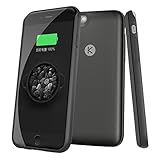 Kotech iPhone 6 6s Battery Case Ultra Slim Extended Charging Case External Battery Case Portable Charger for iPhone 6 6S 4.7 inch with 2400mAh(Black)