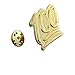 Last Valentine Emoji 100 Emoji Icons Lapel Pin Nickel Plated Color Gold Enamel Pin (Gold)
