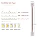 AWSOM 15/Pack LED Light Strip Extension Connector 2 pin 8mm LED Connector Strip to Strip Any Angle Compatible with Single Color SMD 3528 LED Strip Lights
