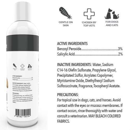 Smiling Paws Pets Itch Relief Shampoo for Pets Contains Benzoyl