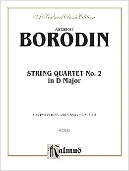 String Quartet No. 2 In D Major (Kalmus Edition) (9780757936968)