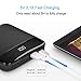 Power bank Portable Charger 10000 mAh Mini Power Bank Fast Charger Portable Charger Built in Cable and 2 Converters with Smart Digital Display Dual USB Output 2.1A for iPhone Samsung Galaxy and More