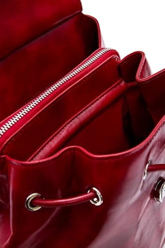 zaino per il tempo libero Half Logo Luena Backpack Carmine rosso