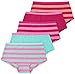 Lucky & Me Annika Little Girls Boyshort, 5-Pack, Pink & Blue Underwear Set, Tagless, Toddler 2/3