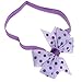 10PC Babys Headband Hairband, Misaky Elastic Wave Point Bowknot