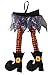 All Hallows Eve Halloween Car Auto Costume Decoration Witch's Legs Sticking Out of Trunk
