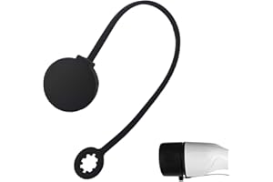 ThtRht EV Charger Plug Cover Replacement Electric Vehicle Charging Port End Cap Rubber Attachment Dust Weather Resistant Protection for Car Charging Station Home Indoor Outdoor EVSE SAE J1772