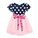 Little Girls Tutu Dresses,Toddler Polka Dots Dress,Pink Multilayer Tulle Dress,Summer Party Dresses 2-7 Year