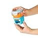 OXO Tot Glass Baby Blocks Food Storage Containers with Silicone Sleeves, Aqua, 4 oz