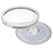 LB72114 LED Flush Mount Ceiling Lighting, Antique Brushed Nickel, 12-Inch 3000K Warm White, 1050 Lumens, Energy Star Dimmabel