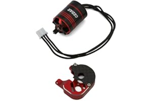 FURITEK Cedar Inrunner Brushless Motor with 11T Steel Pinion and CNC Motor Mount Combo for SCX24, Compatible with Furitek Python ESC for RC Cars, RC Trucks & Crawlers (HELIDIRECT)