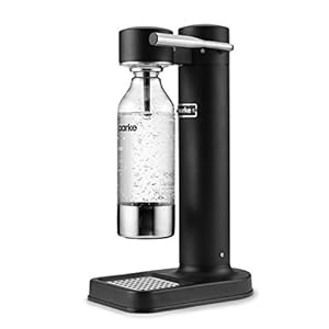 Aarke Carbonator II Bruiswatertoestel, roestvrij stalen behuizing, soda bruiswater, incl. PET-fles, compatibel met CO2…
