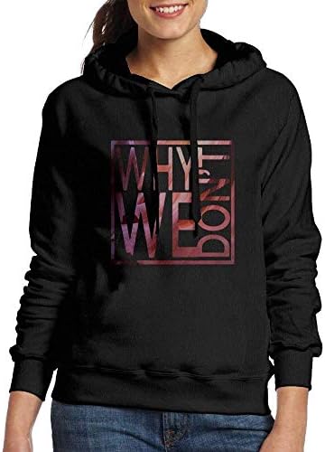 New pants WHY Don't WE Logo D Womans Sweatshirt Pocket Hoodie Black