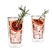 Eparé Highball Glasses - 10 oz Cocktail Glass Tumbler Set - Insulated Drinking Glassware - Iced Tea Juice Beer Drinkware