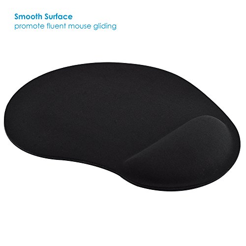 image for Ktrio Gel Mouse Pad with Wrist Rest, Mousepad with Wrist Support Wrist