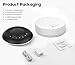 White Noise Sound Machine for Sleeping, 20 Non - Looping Soothing Sounds Lullaby Colorful Night Light Timing Baby Therapy Sound Machine, Auto-Off Timer Battery or USB Output Charger (UFO Black)