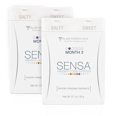 SENSA Weight Loss System Month Two Kit, 2 Shakers and 30 Quench Packets