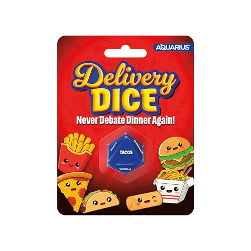 Aquarius Delivery Dice Food Decision Game, Funny Dinner Dice for Families, Coup…