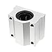 uxcell SCS25UU Linear Ball Bearing Slide Block Units, 25mm Bore Diameter