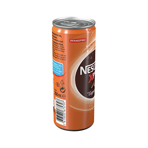 NESCAFÉ Xpress Cappuccino, ready to drink Eiskaffee, 12er Pack (12 x 250ml) – Bild 6