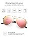 LUENX Aviator Sunglasses for Women Men Polarized Lens Trendy Sun Glasses - UV 400 Protection 60MM with Accessories Driving