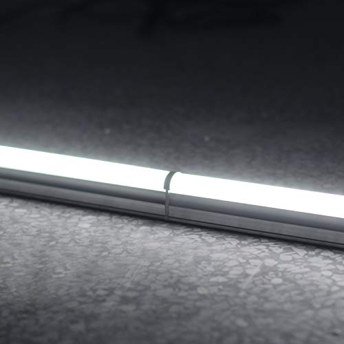 DIKAIDA 6 Pack LED T5 Light Tube, 4FT Integrated Fixture, 18W, 2000Lm, 6500K Super Bright White Ceiling Lamps & Under Cabinet Light with Connecting Cords & On/Off Switch