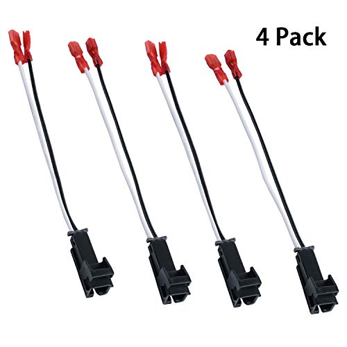 HSTECH 72-4568 2 Pairs (4 Pack) Speaker Harness for Selected General Motor Vehicles Total Adapters