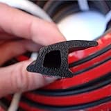 Etopars 157" 4M P Shape Car Door Trim Edge Moulding Rubber Weatherstrip Seal Strip Auto