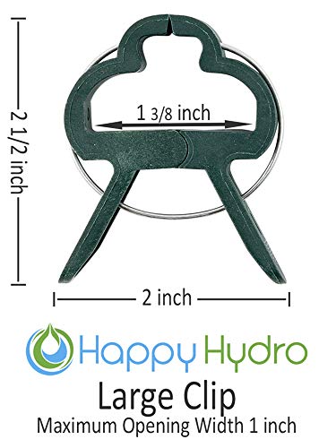 Happy Hydro 20 Large Plant Clips - Reusable Plant Support Option for Your Garden - Thumbnail 3